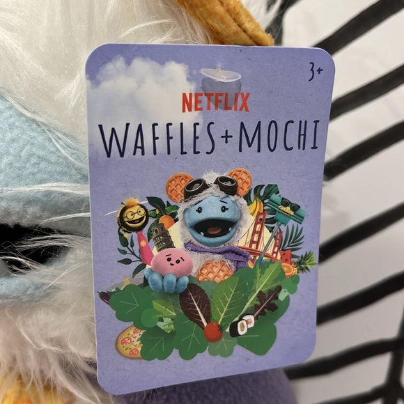 NWT Waffles + Mochi Stuffed Character from Netflix - Picture 3 of 11